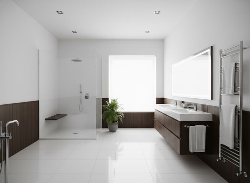 Cuidamos de cada detalle para crear baños modernos y funcionales 