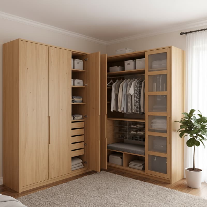 Aproveche al máximo el espacio en el hogar con nuestros armarios